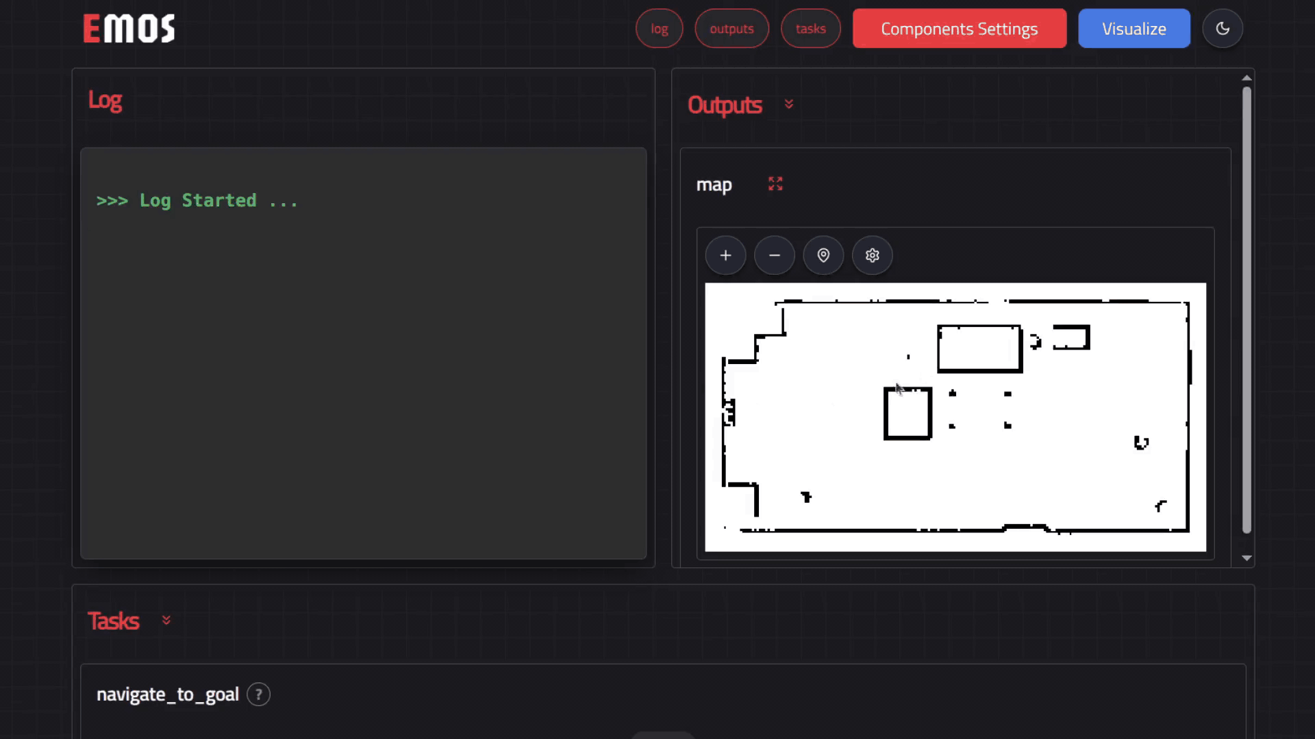 System Graph view in the Web UI